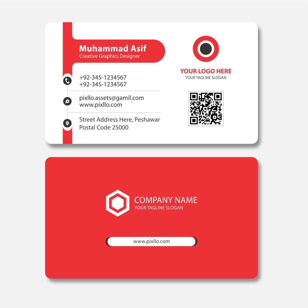 Download the Free Elegant Business Card Template with source files CorelDraw & Illustrator files (.cdr/.ai/.cmx/.eps) from pixllo.com