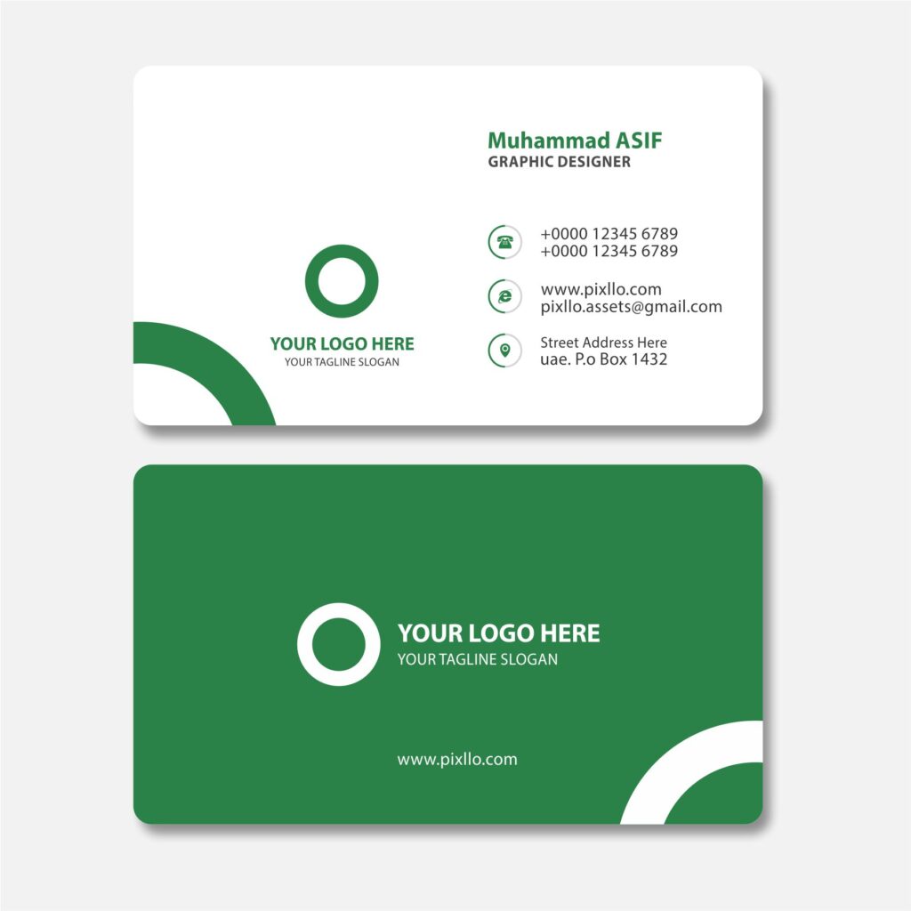 Download Free Company Business Card Design Template with source files CorelDraw & Illustrator files (.cdr/.ai/.cmx/.eps) from pixllo.com