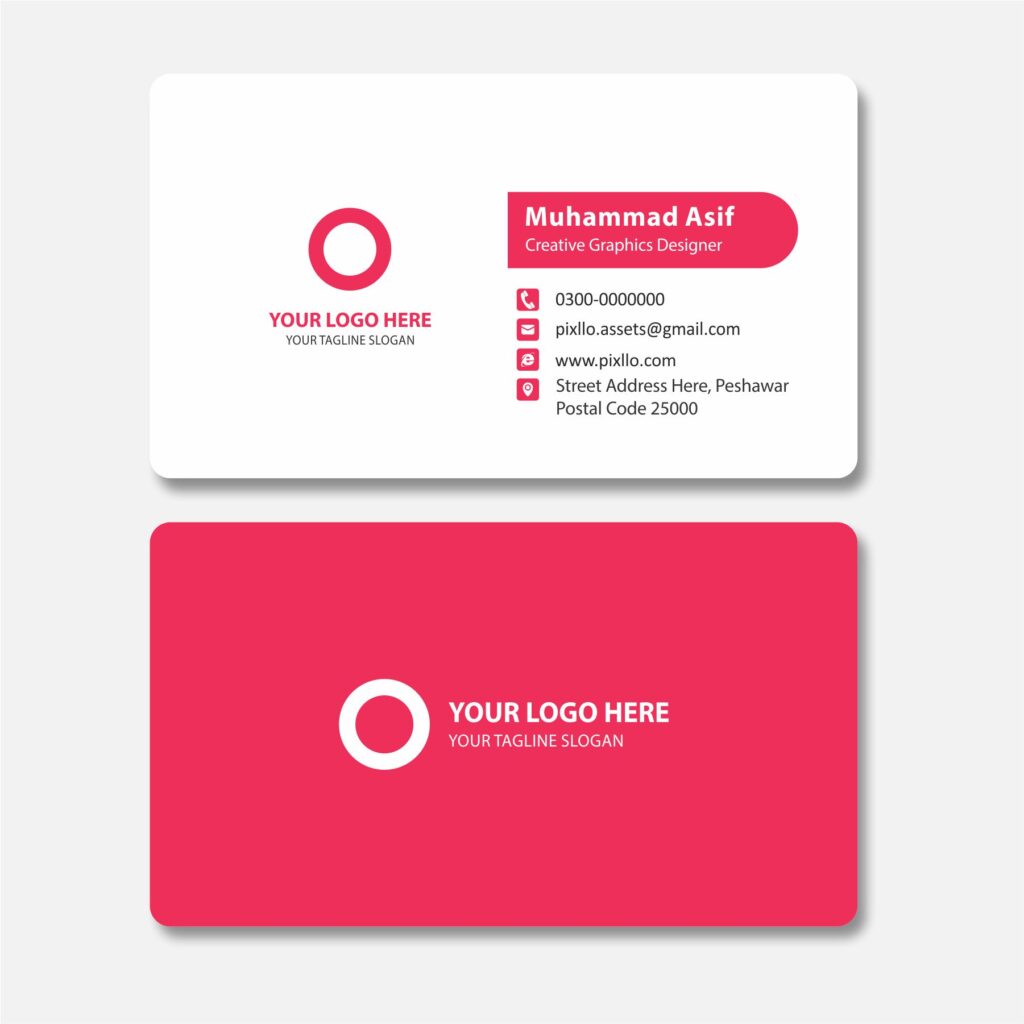 Download Free Minimalist Business Card Design Template with source files CorelDraw & Illustrator files (.cdr/.ai/.cmx/.eps) from pixllo.com