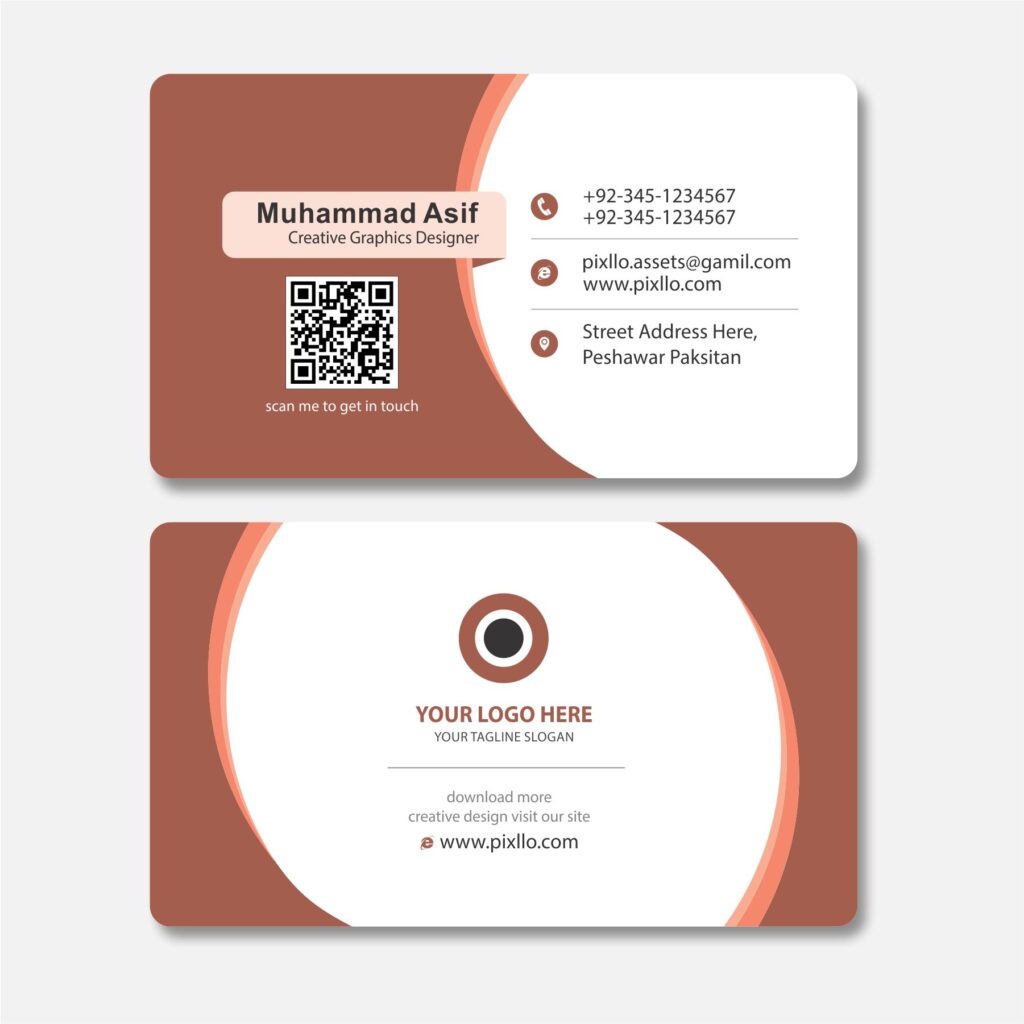 Download the Round Circle Business Card Template with source files CorelDraw & Illustrator files (.cdr/.ai/.cmx/.eps) from pixllo.com