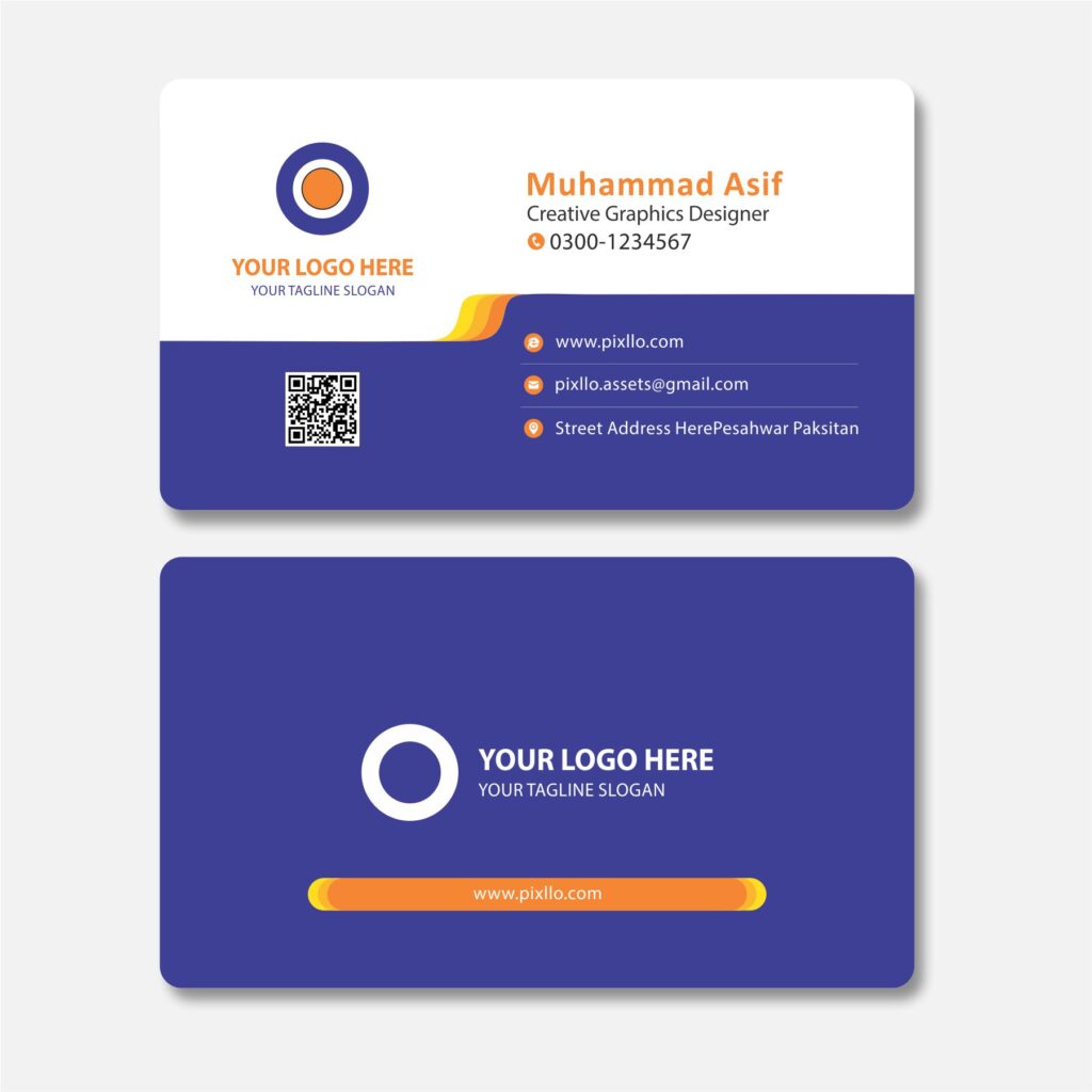 Download the Free Simple Business Card Template with source files CorelDraw & Illustrator files (.cdr/.ai/.cmx/.eps) from pixllo.com
