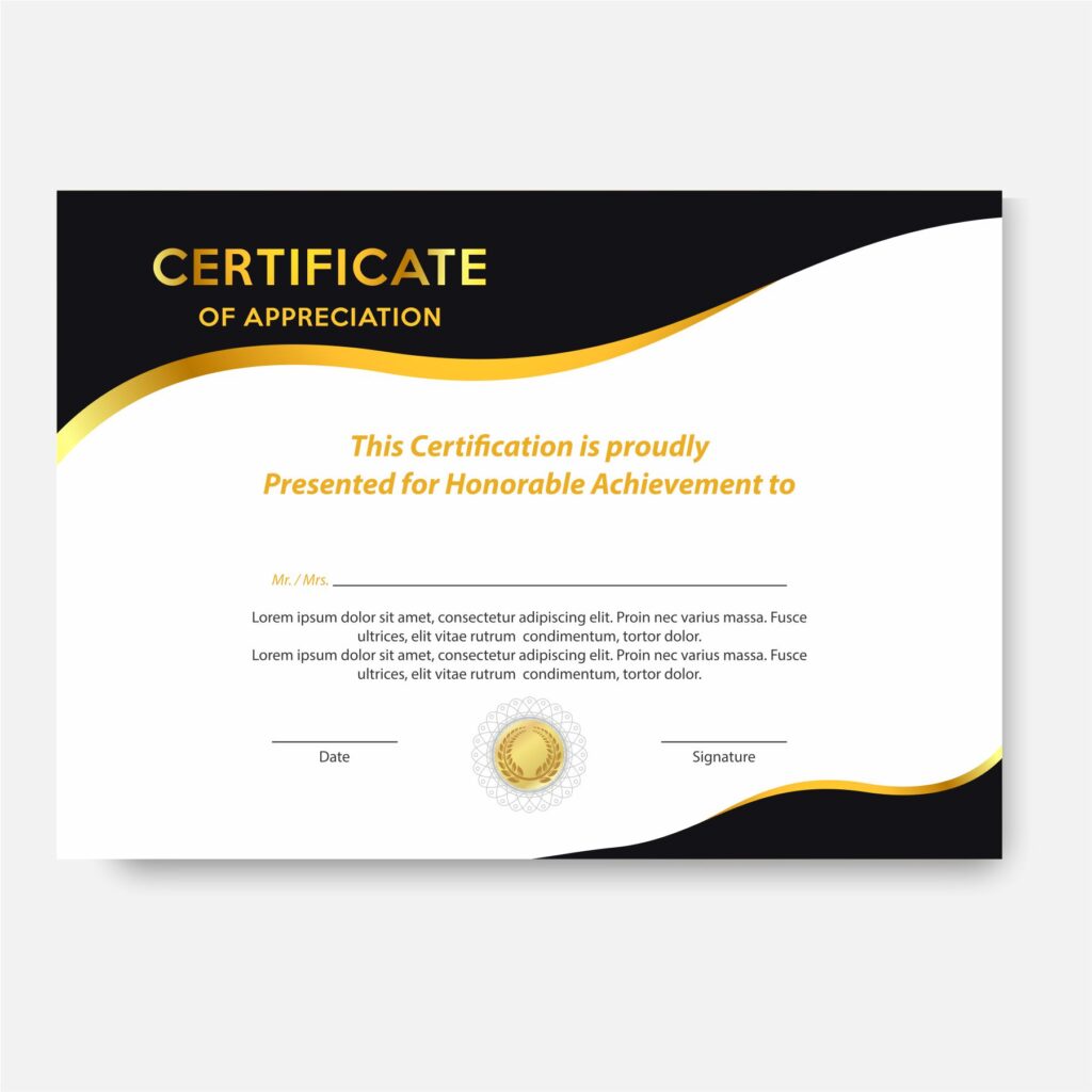 Download Free Certificate of Appreciation Template with source files CorelDraw & Illustrator files (.cdr/.ai/.cmx/.eps) from pixllo.com