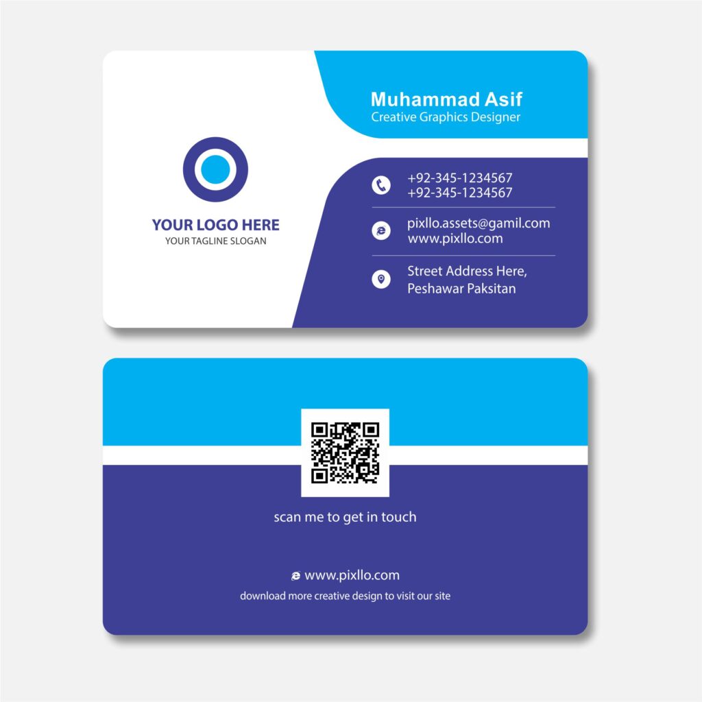 Download the Creative Simple Business Card Template with source files CorelDraw & Illustrator files (.cdr/.ai/.cmx/.eps) from pixllo.com