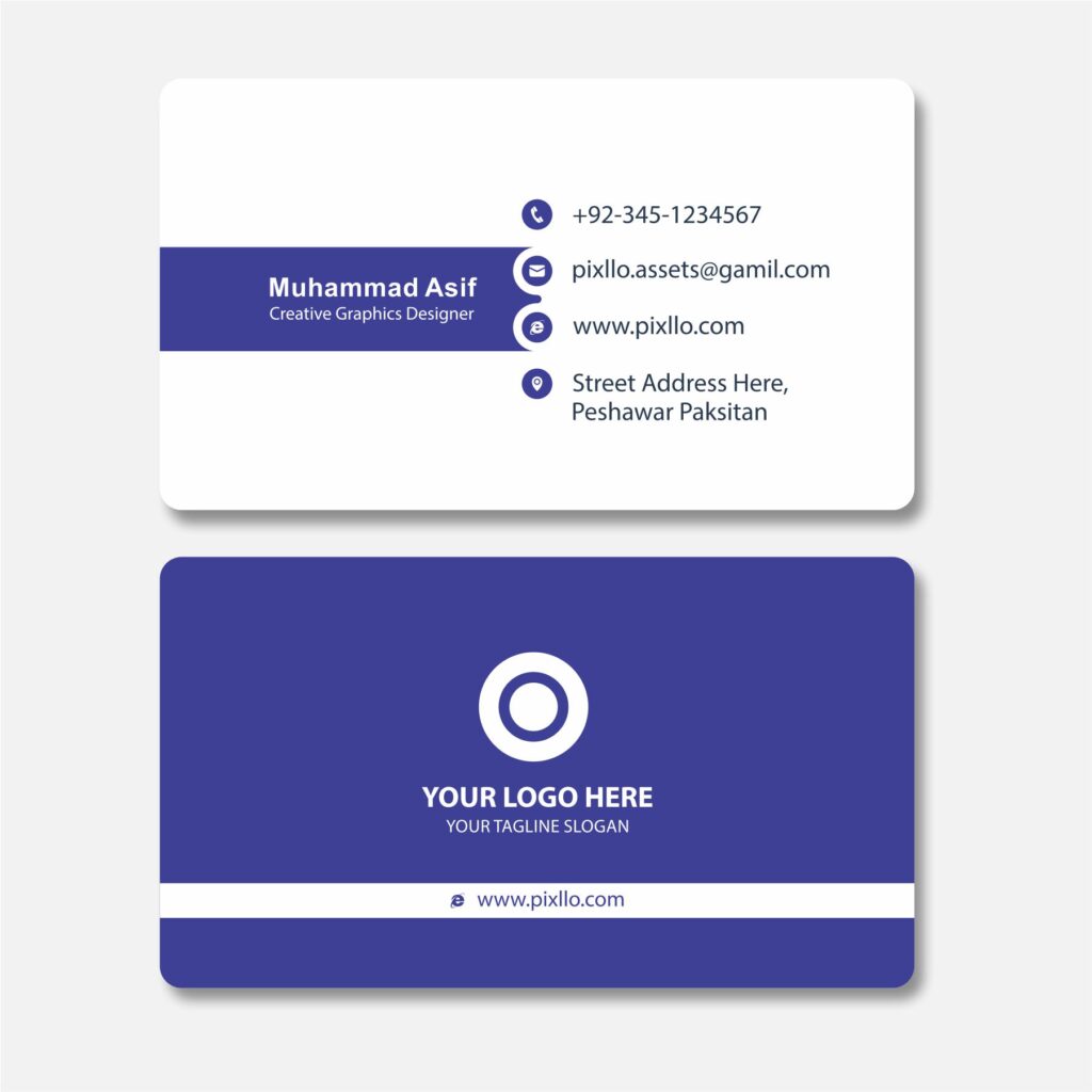 Download the Modern Company Business Card Template with source files CorelDraw & Illustrator files (.cdr/.ai/.cmx/.eps) from pixllo.com