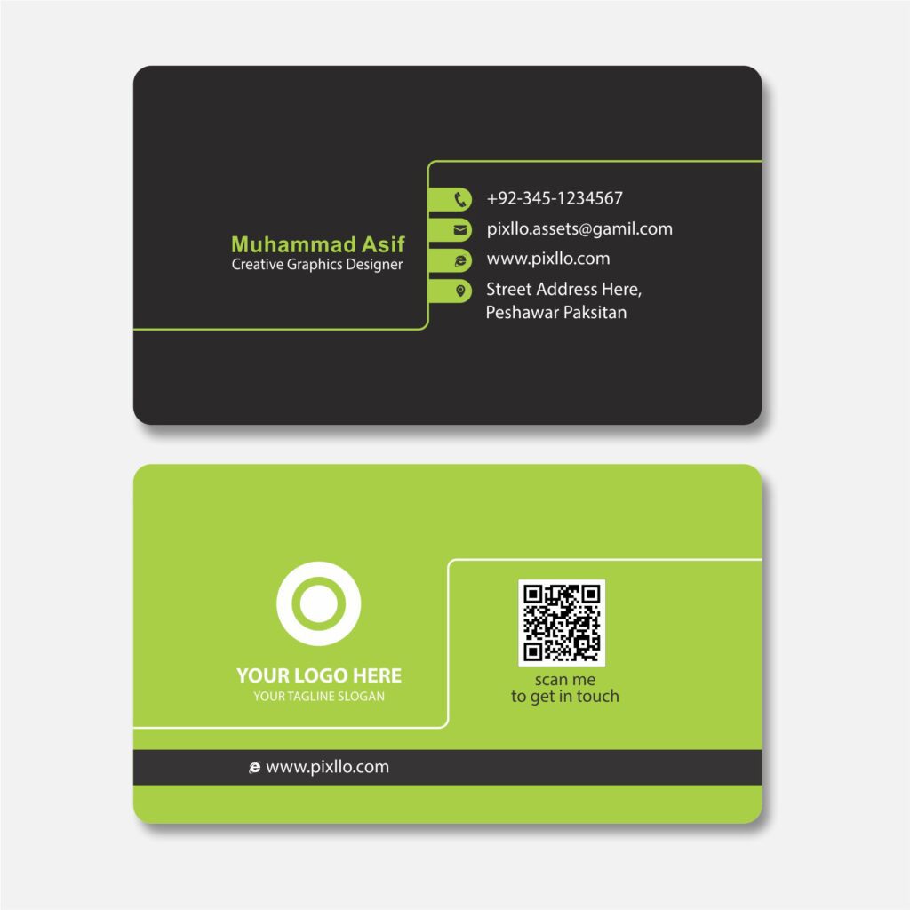 Download the Modern Decent Business Card Template with source files CorelDraw & Illustrator files (.cdr/.ai/.cmx/.eps) from pixllo.com