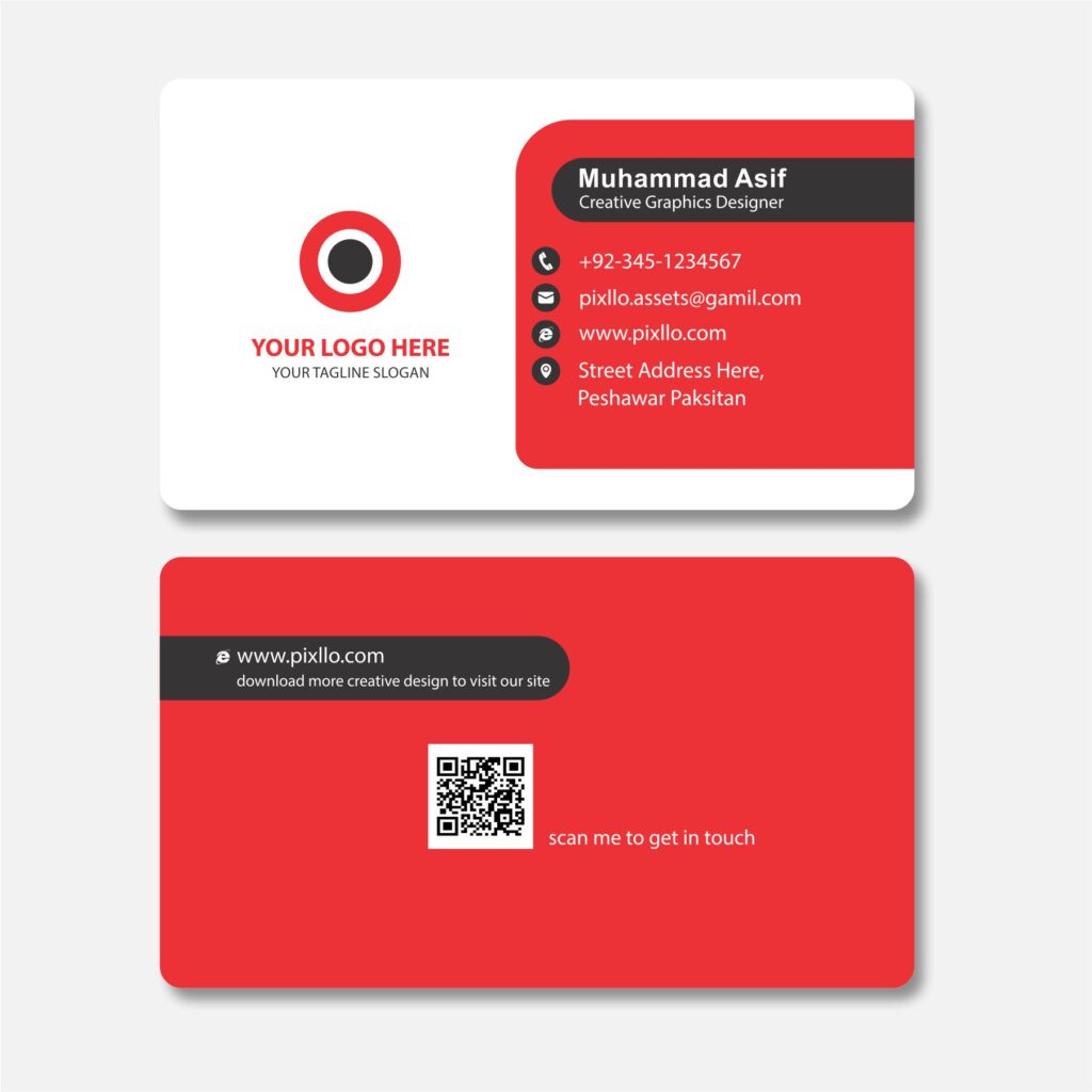 Download the Unique Minimalist Business Card Template with source files CorelDraw & Illustrator files (.cdr/.ai/.cmx/.eps) from pixllo.com