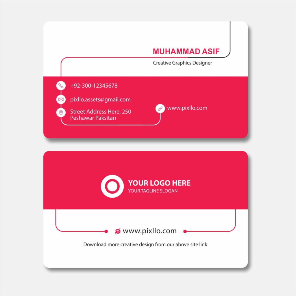 Download the Mervon Color Business Card Template with source files CorelDraw & Illustrator files (.cdr/.ai/.cmx/.eps) from pixllo.com